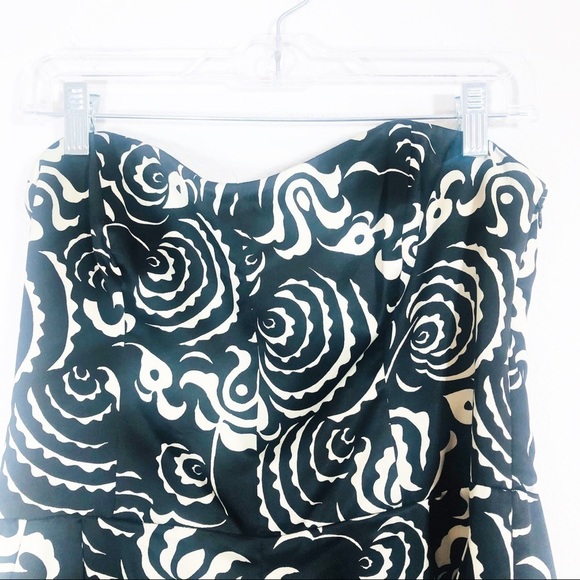 🔥SALE🔥 Rachel Roy black and ivory strapless pant romper sz10 - Picture 3 of 7